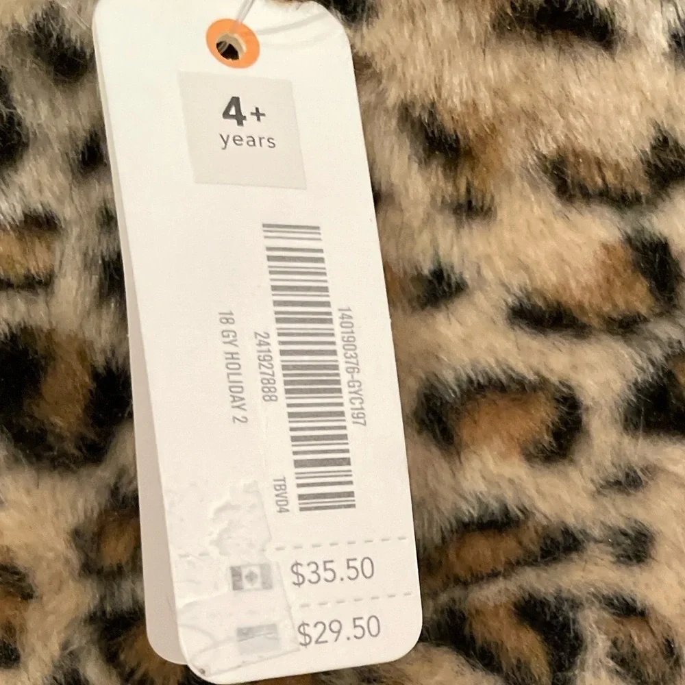 NWT Gymboree girls 4+ years animal print purse